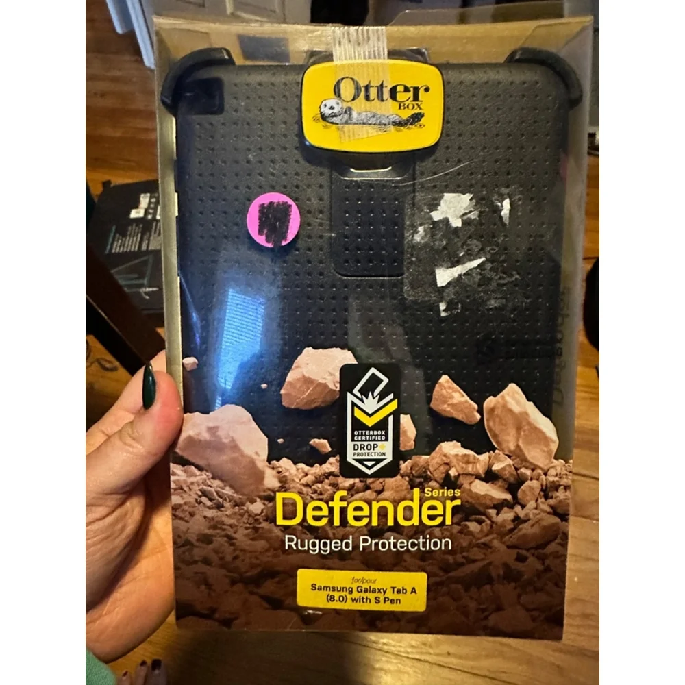 OtterBox Defender Series Tablet Case for Samsung Galaxy Tablet A (8.0)- Black - Picture 3 of 8